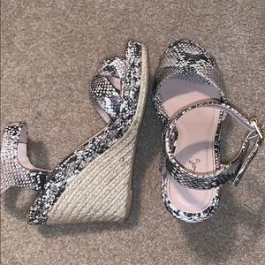 Snakeskin Heels